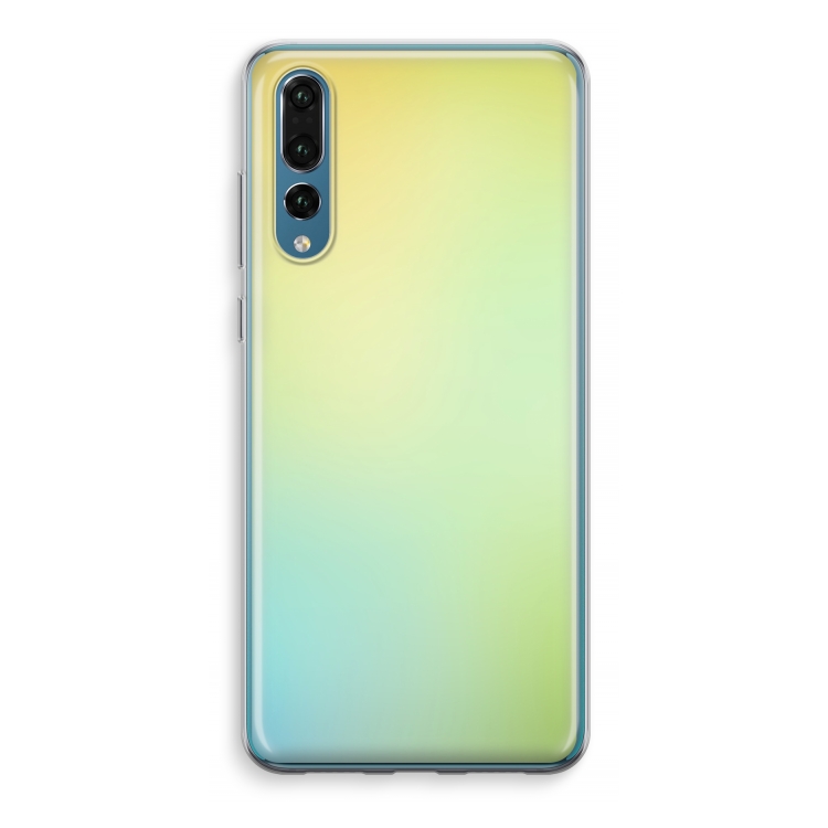 Minty mist pastel: Huawei P20 Pro Transparant Hoesje