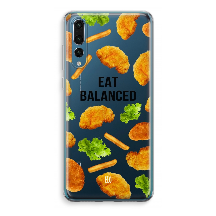 Eat Balanced: Huawei P20 Pro Transparant Hoesje