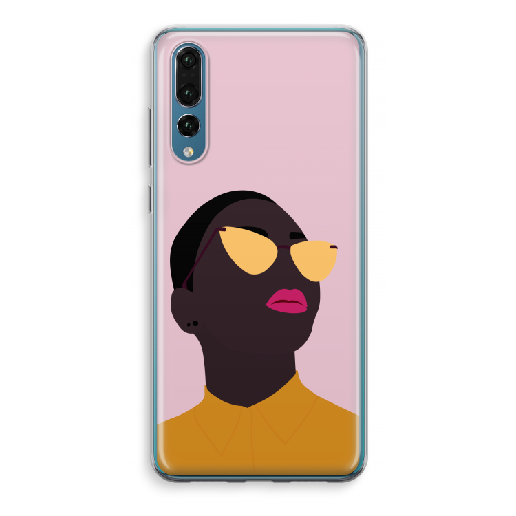 Yellow glasses: Huawei P20 Pro Transparant Hoesje
