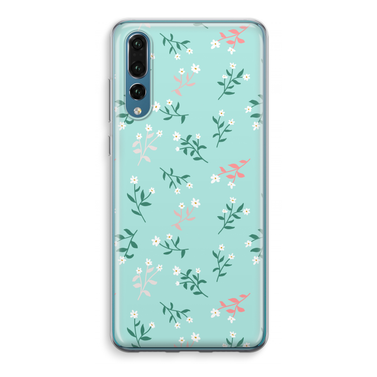 Small white flowers: Huawei P20 Pro Transparant Hoesje