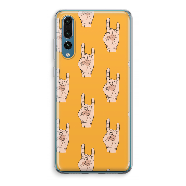 Rock: Huawei P20 Pro Transparant Hoesje