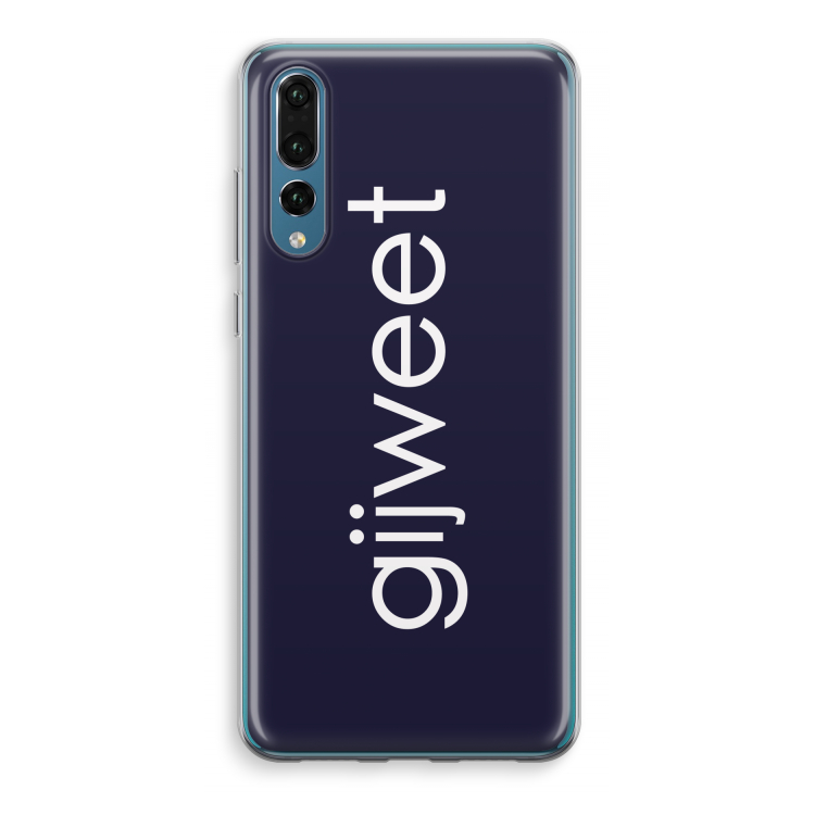 Gijweet: Huawei P20 Pro Transparant Hoesje