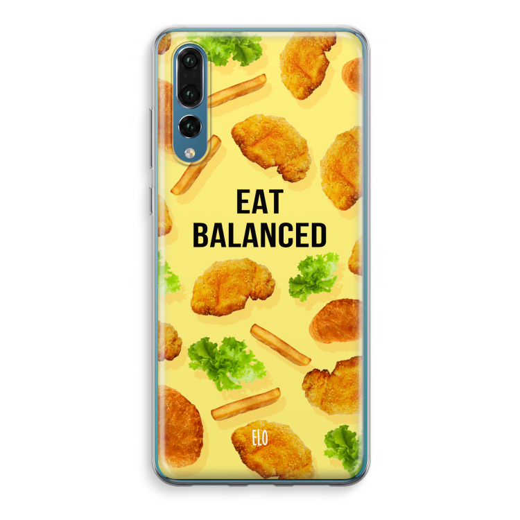 Eat Balanced: Huawei P20 Pro Transparant Hoesje