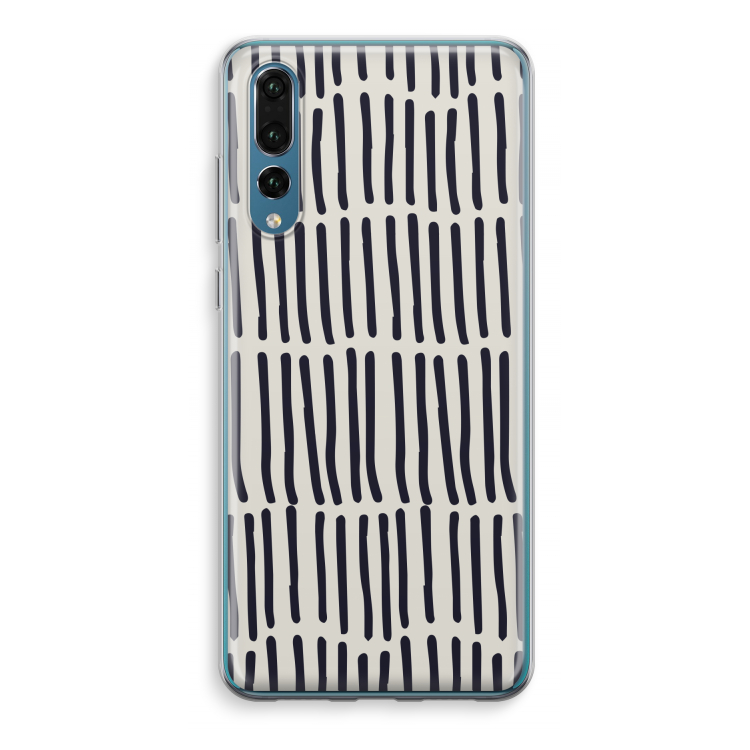 Moroccan stripes: Huawei P20 Pro Transparant Hoesje