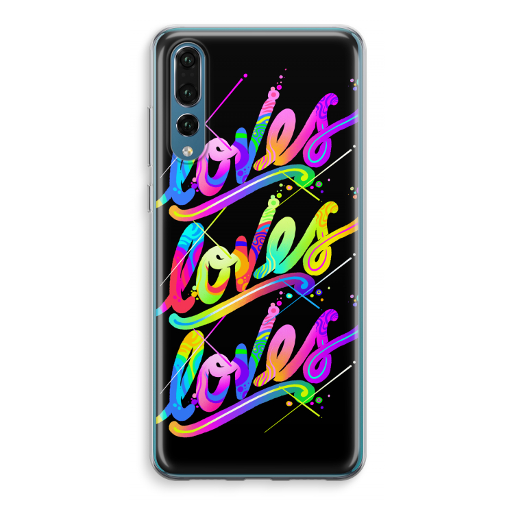 Loves: Huawei P20 Pro Transparant Hoesje