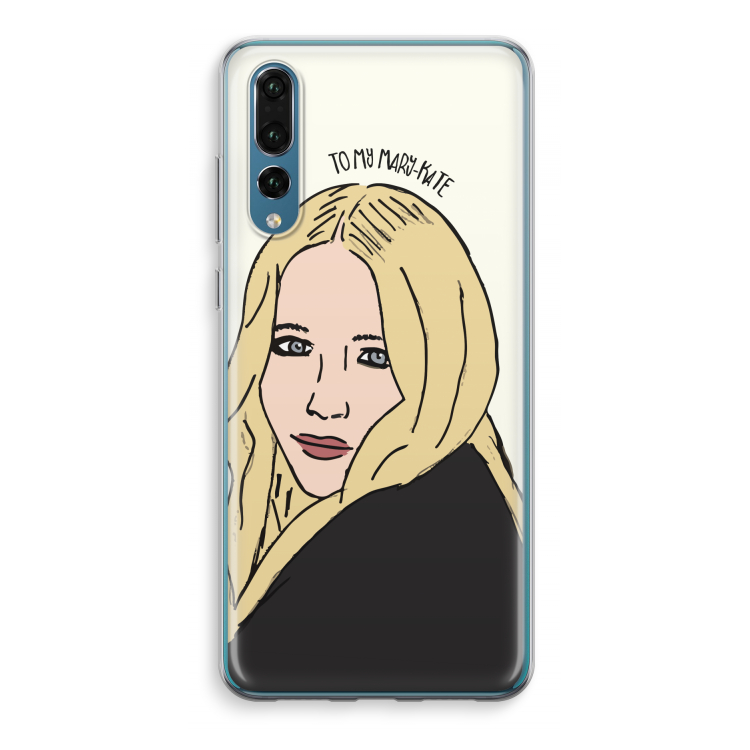 Mary Kate: Huawei P20 Pro Transparant Hoesje