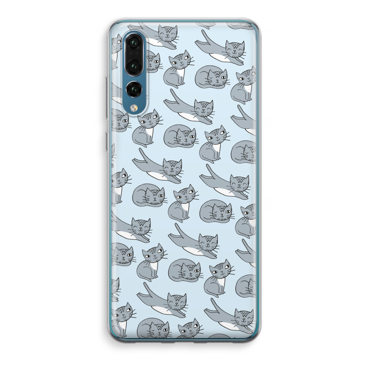Poezen: Huawei P20 Pro Transparant Hoesje