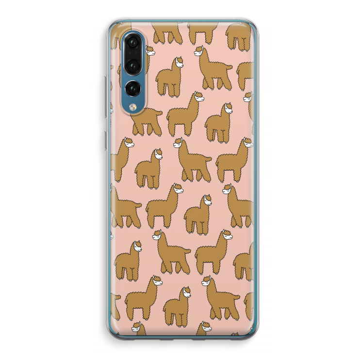 Alpacas: Huawei P20 Pro Transparant Hoesje