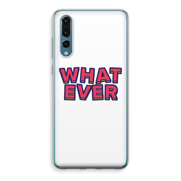 Whatever: Huawei P20 Pro Transparant Hoesje