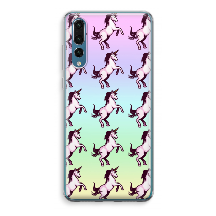 Musketon Unicorn: Huawei P20 Pro Transparant Hoesje
