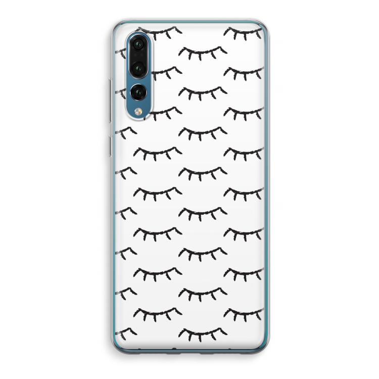 Wimpers: Huawei P20 Pro Transparant Hoesje