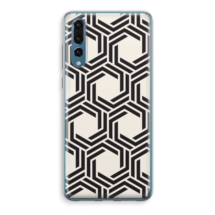 Geometrisch patroon: Huawei P20 Pro Transparant Hoesje