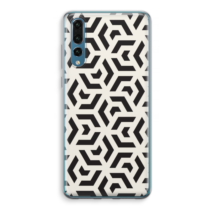 Crazy pattern: Huawei P20 Pro Transparant Hoesje