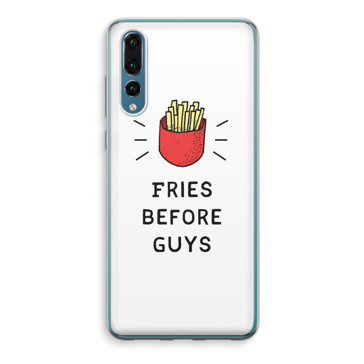 Fries before guys: Huawei P20 Pro Transparant Hoesje