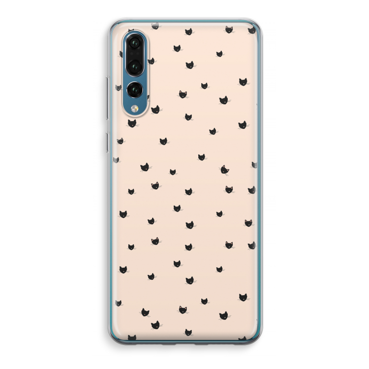 Kleine kattenkopjes: Huawei P20 Pro Transparant Hoesje