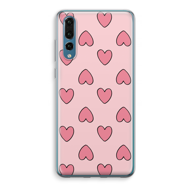 Ondersteboven verliefd: Huawei P20 Pro Transparant Hoesje