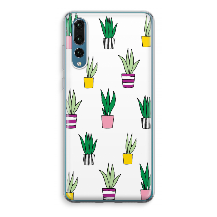 Sanseveria: Huawei P20 Pro Transparant Hoesje