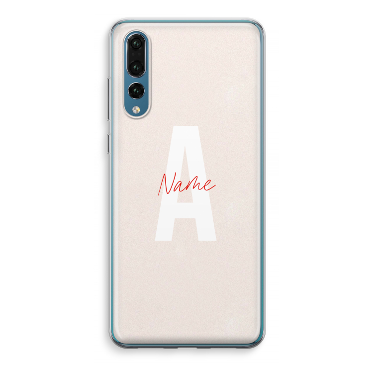 Strawberry Milkshake: Huawei P20 Pro Transparant Hoesje