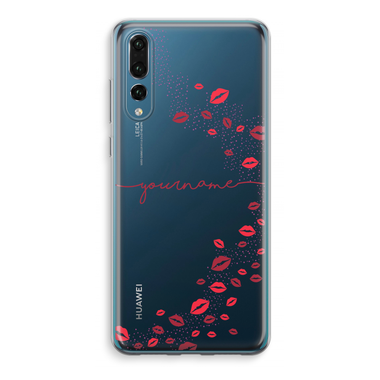 Kusjes: Huawei P20 Pro Transparant Hoesje