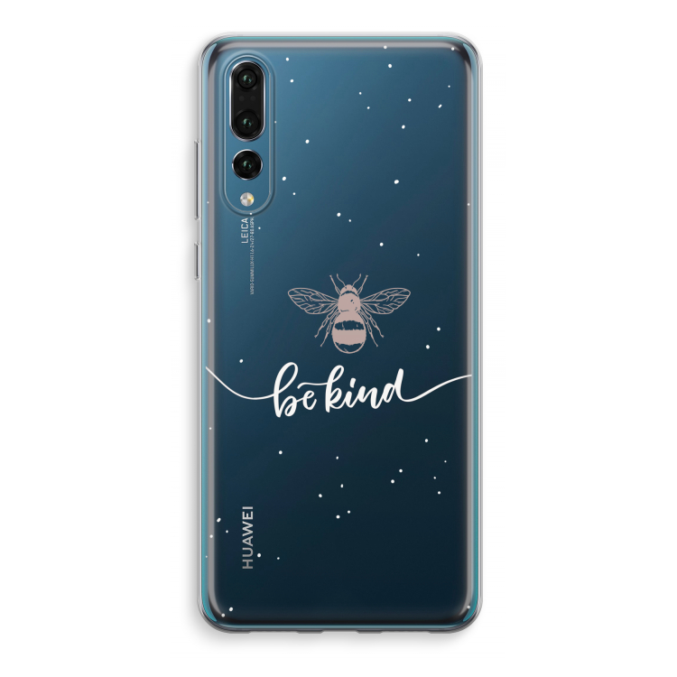 Be(e) kind: Huawei P20 Pro Transparant Hoesje