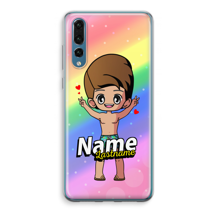 Chibi Maker man: Huawei P20 Pro Transparant Hoesje