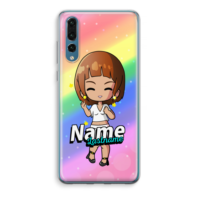 Chibi Maker vrouw: Huawei P20 Pro Transparant Hoesje