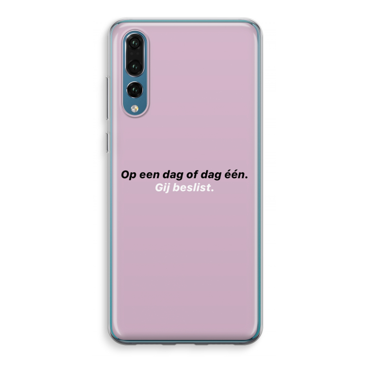 gij beslist: Huawei P20 Pro Transparant Hoesje
