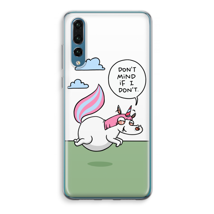 Unicorn: Huawei P20 Pro Transparant Hoesje