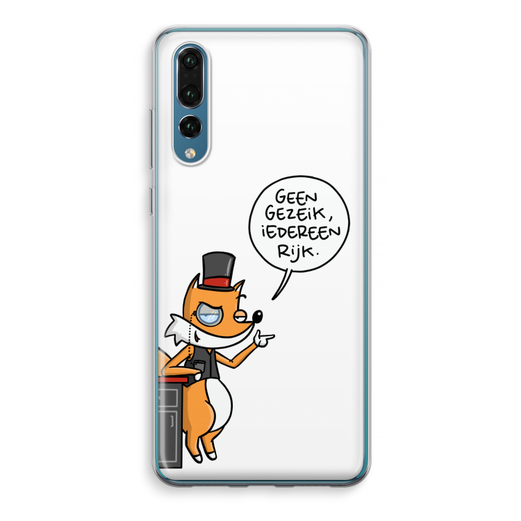 Geen Gezeik: Huawei P20 Pro Transparant Hoesje