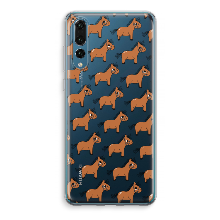 Pony: Huawei P20 Pro Transparant Hoesje