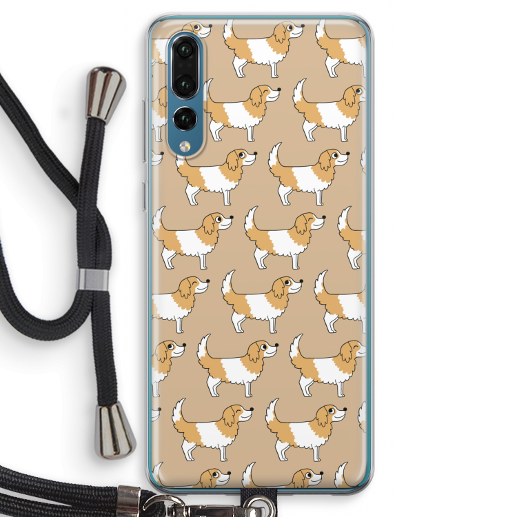 Doggy: Huawei P20 Pro Transparant Hoesje met koord
