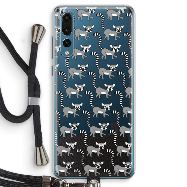 Makis: Huawei P20 Pro Transparant Hoesje met koord