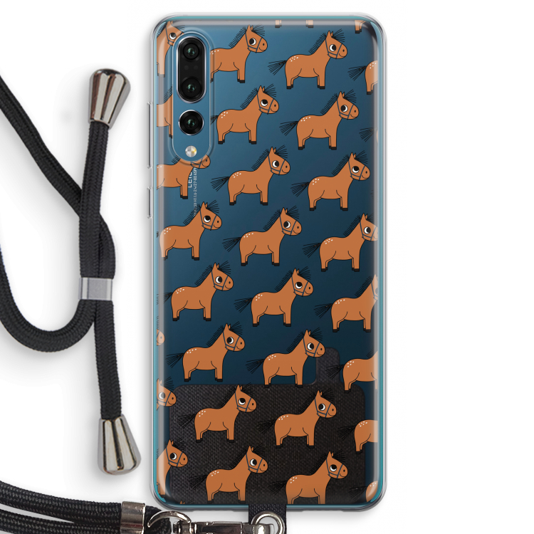 Pony: Huawei P20 Pro Transparant Hoesje met koord