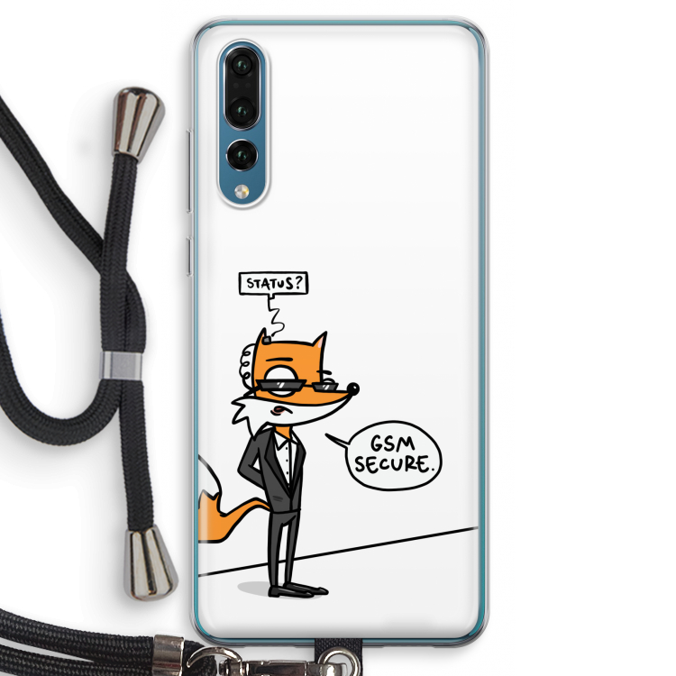 GSM secure: Huawei P20 Pro Transparant Hoesje met koord