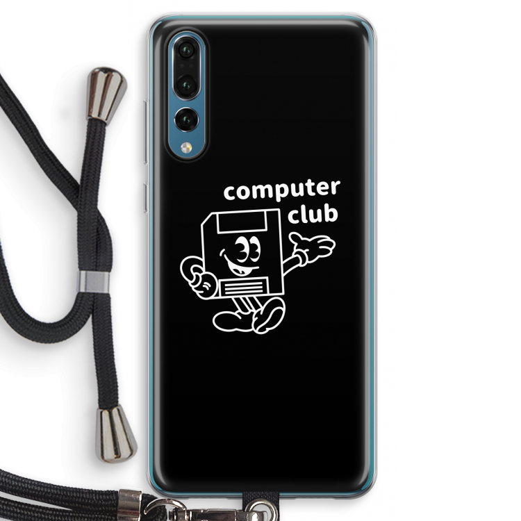 Floppyhead: Huawei P20 Pro Transparant Hoesje met koord
