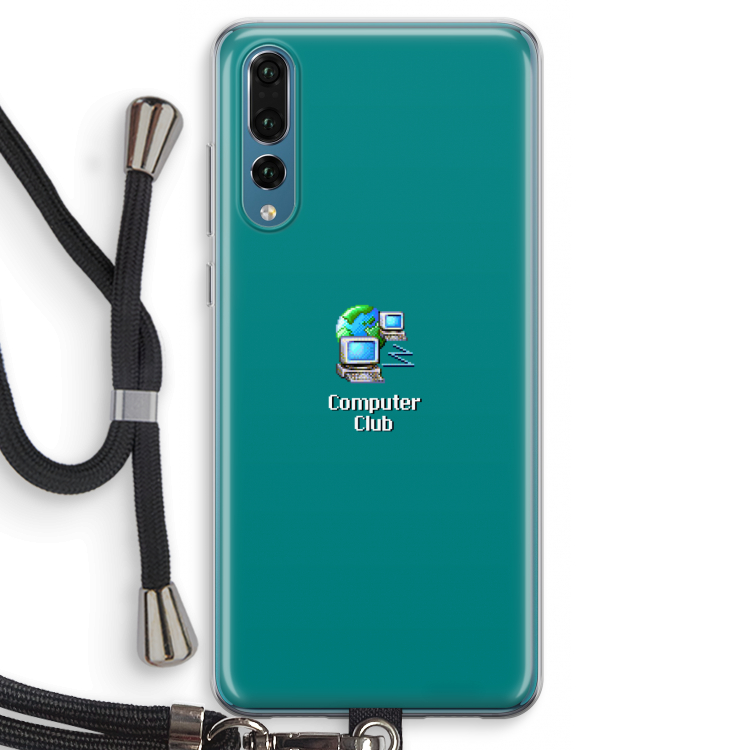 Win98: Huawei P20 Pro Transparant Hoesje met koord