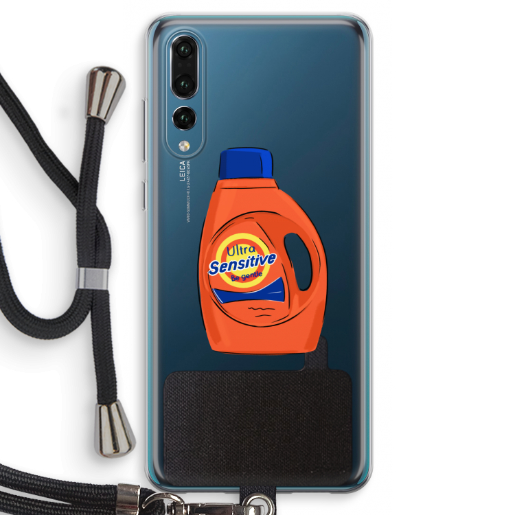 Ultra Sensitive: Huawei P20 Pro Transparant Hoesje met koord