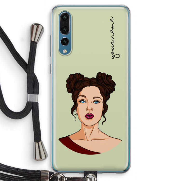 Pop-Art Creator: Huawei P20 Pro Transparant Hoesje met koord