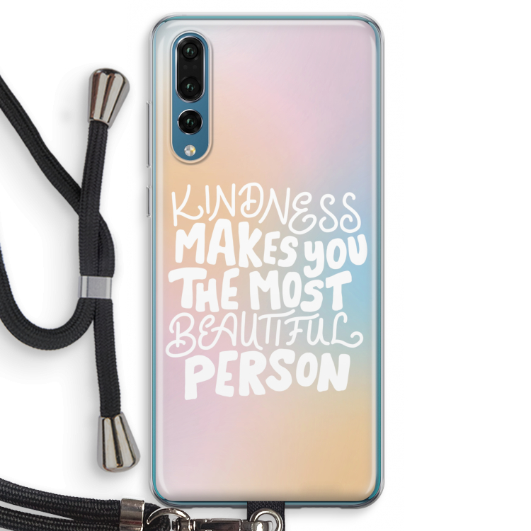 The prettiest: Huawei P20 Pro Transparant Hoesje met koord