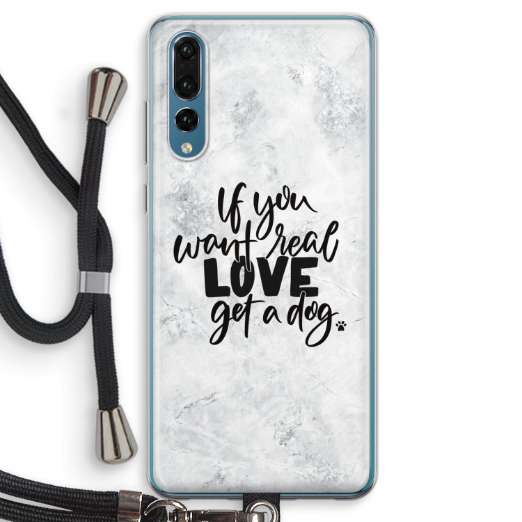 Partner in crime: Huawei P20 Pro Transparant Hoesje met koord