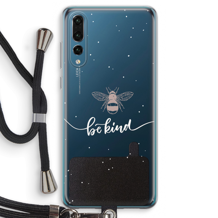 Be(e) kind: Huawei P20 Pro Transparant Hoesje met koord