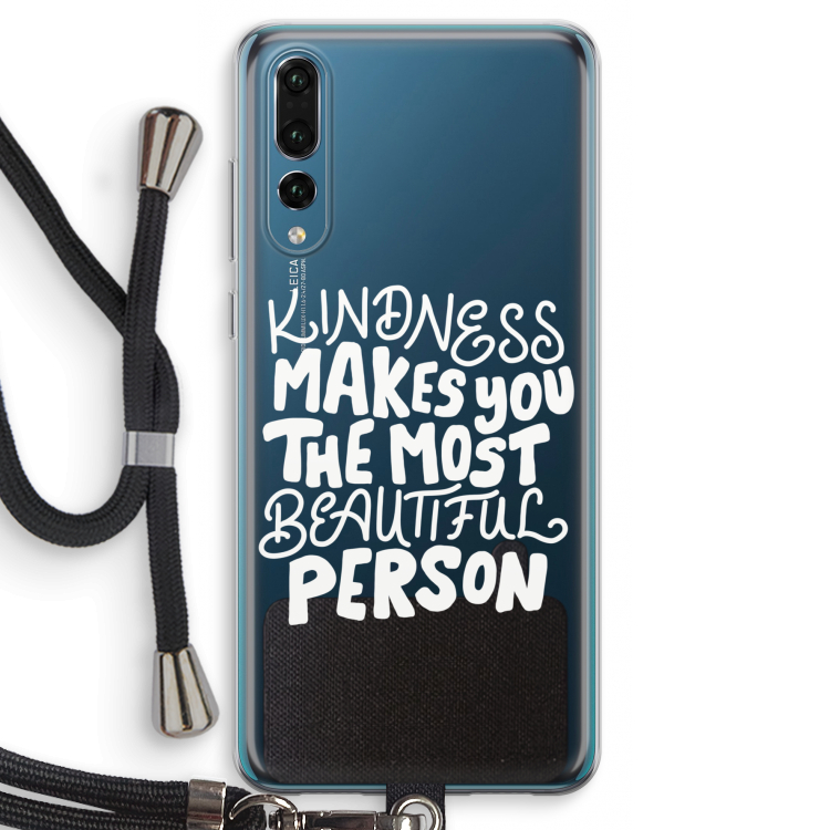 The prettiest: Huawei P20 Pro Transparant Hoesje met koord