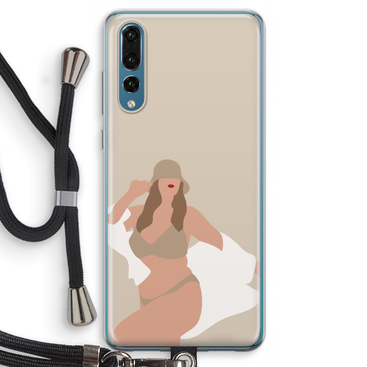 One of a kind: Huawei P20 Pro Transparant Hoesje met koord