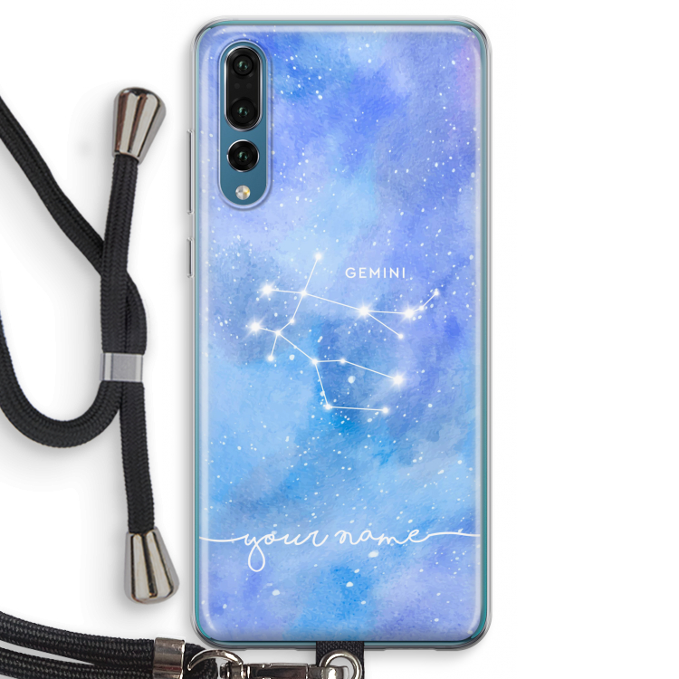 Sterrenbeeld - Licht: Huawei P20 Pro Transparant Hoesje met koord