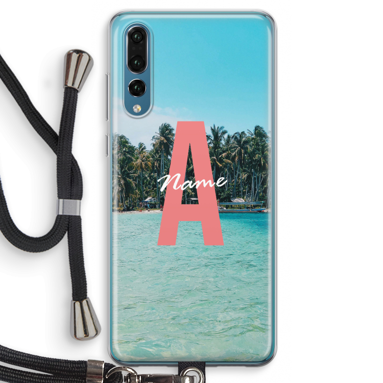 Pacific Dream: Huawei P20 Pro Transparant Hoesje met koord