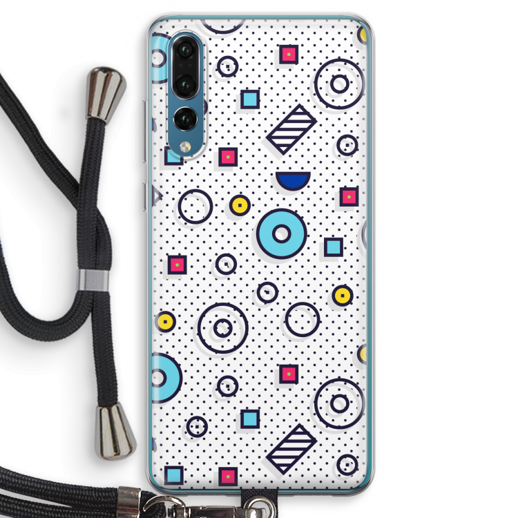 8-bit N°9: Huawei P20 Pro Transparant Hoesje met koord