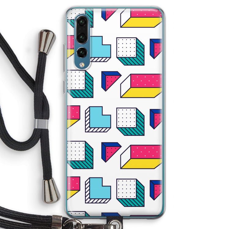8-bit N°7: Huawei P20 Pro Transparant Hoesje met koord