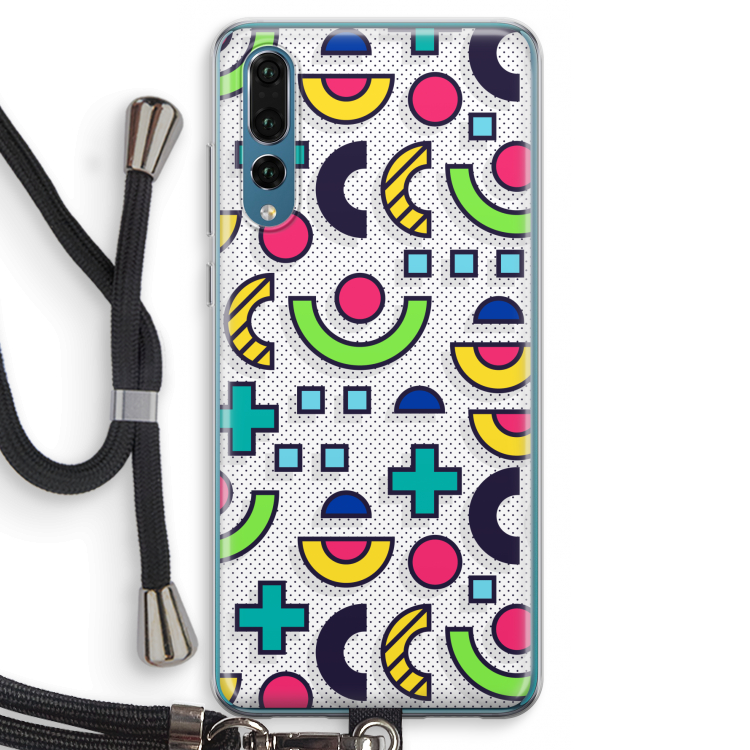 8-bit N°6: Huawei P20 Pro Transparant Hoesje met koord