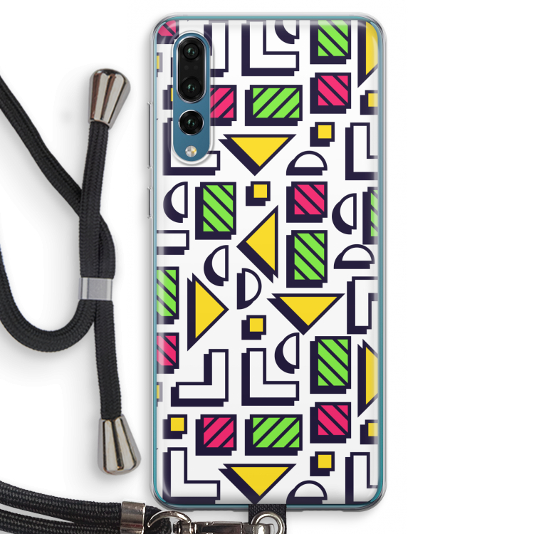 8-bit N°4: Huawei P20 Pro Transparant Hoesje met koord