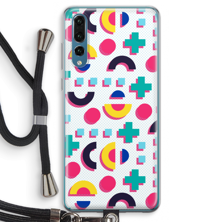 8-bit N°2: Huawei P20 Pro Transparant Hoesje met koord